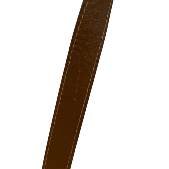 Vintage Fendi Caramel Tote Bag w/ COA Gold Hardware Pequin Stripes Authentic Y2K - Picture 13 of 16